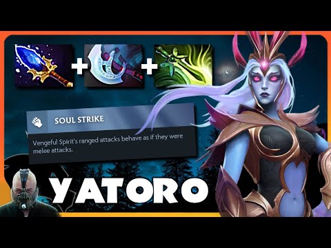 when yatoro tries on VENGE as pos1! ☠️