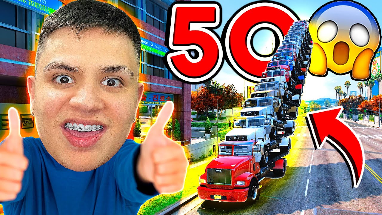 GUINCHEI 50 CAMINHÕES no GTA RP 😱 (Paulinho o LOKO)