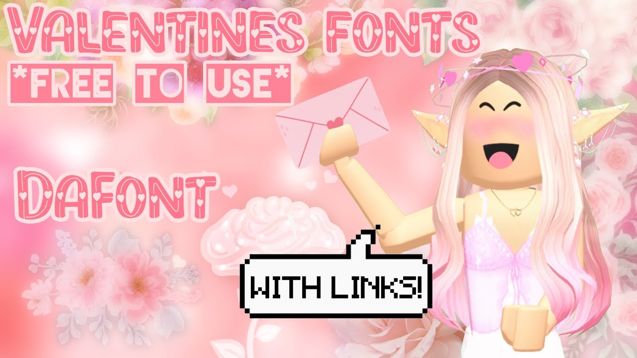 aesthetic Valentines Fonts * WITH LINKS * DaFont
