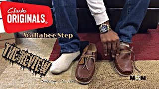 Clarks Wallabee Step On Feet | Wallabee Step Unboxing | Wallabee Clarks Step Review