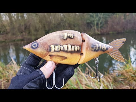 BIG Lures For Freezing Canal Pike