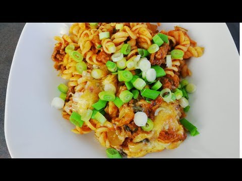 A Delicious Cheesy Beef Pasta Bake