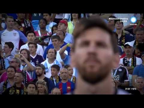Final Copa América Centenario Chile vs Argentina (relatos argentinos) partido completo