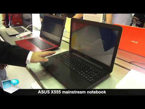 ASUS X555 mainstream notebooks with Intel Haswell and Broadwell CPUs