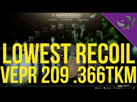 Lowest Recoil Vepr 209 .366tkm - Modding Guide - Escape From Tarkov