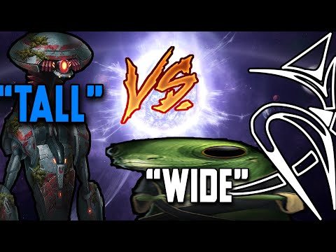Tall VS Wide empire builds : which is best?! (tech vs economy) [Stellaris]