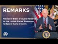 President Biden Delivers Remarks on the United States’ Response to Recent Aerial Objects