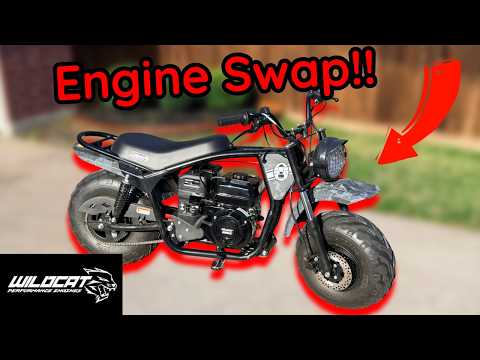 Coleman B200-RSV Engine Swap! | Wildcat 223cc Complete Engine Swap