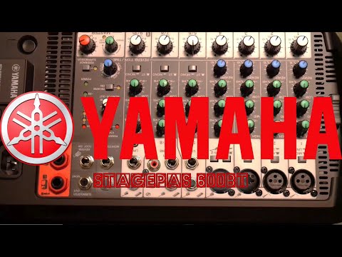Обзор портативной акустической системы Yamaha STAGEPAS 600 BT