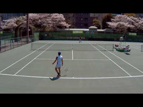 2019.4.9 華谷和生vsキム・ダービン1/12 女子シングルス本戦1回戦【ITF ワールドテニスツアー富士薬品セイムス ウィメンズカップin大阪】