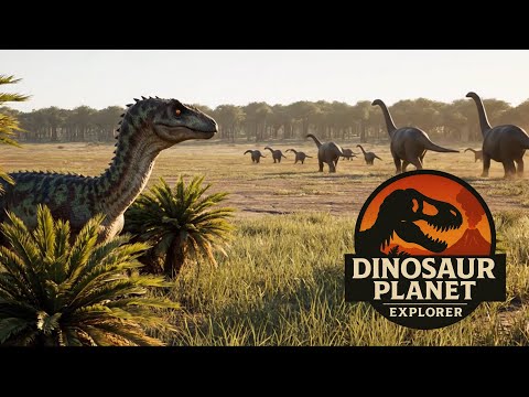 Jurassic Crossing — Following the Diplodocus Herd | Dinosaur Planet Explorer