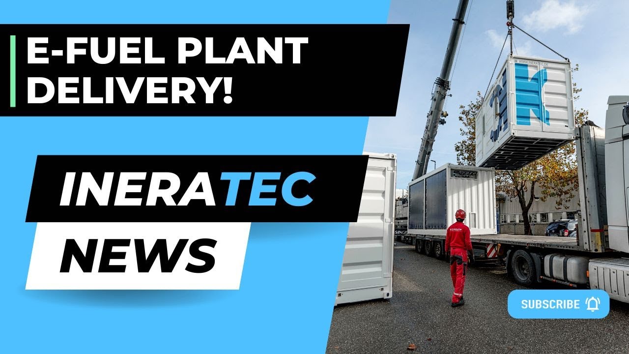 The future of sustainable fuel: Unveiling the first module of Ineratec's pioneering e-Fuel Plant