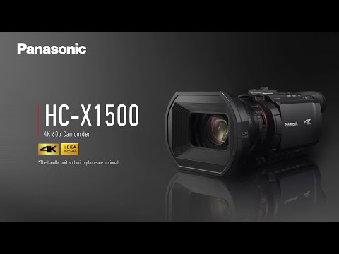 Introducing Panasonic 4K 60p Camcorder HC-X1500