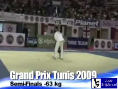 Judo 2009 Tunis: Tanaka (JPN) - Gromova (RUS) [-63kg].