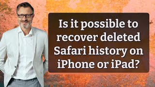 Is it possible to recover deleted Safari history on iPhone or iPad?