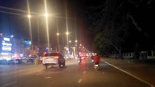 Best Night Drive in Phnom Penh | City Lights, Traffic, and Street Life