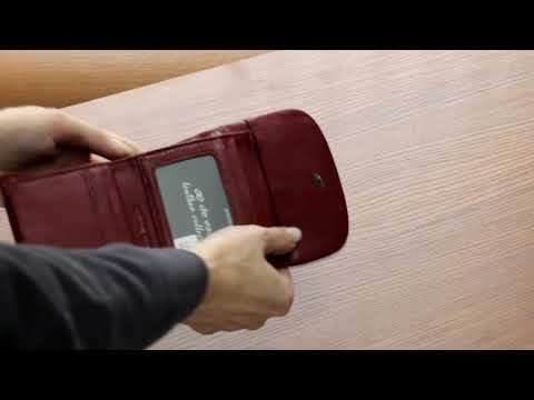 Кошелек de esse LC14813-GD13 Бордовый