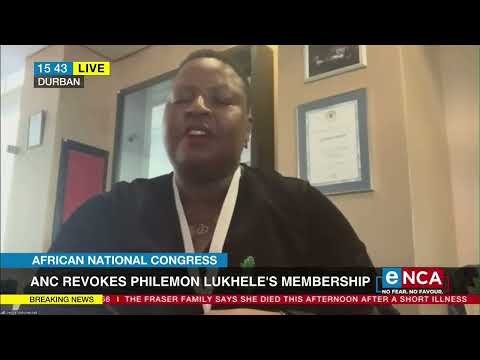 ANC revokes Philemon Lukhele's membership