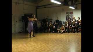 Celine Giordano y Alexis Quezada