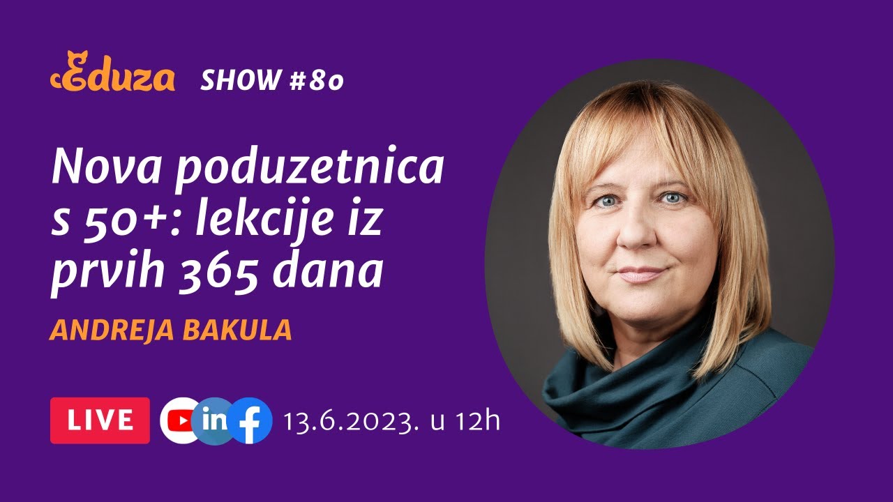 Nova poduzetnica u HR konzaltingu s 50+: lekcije iz mojih prvih 365 dana | Andreja Bakula