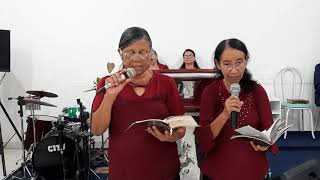 Hinos da harpa irmã Celina e Doralice culto do círculo de oração