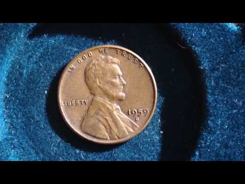 1959 D Lincoln Penny- Mintage 1.3 Billion (transitional year- look out for error coins)
