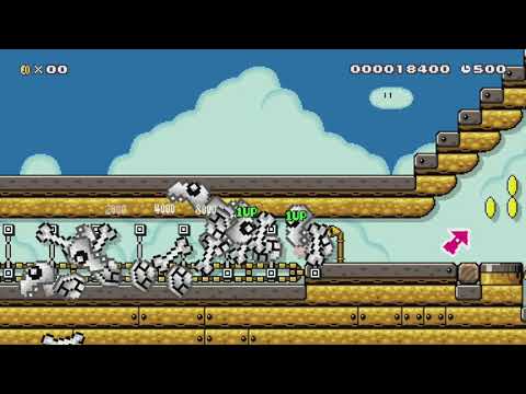 マントスターで爽快スピードラン　SPEED RUN by サブ　りょんりょん - Super Mario Maker - No Commentary 1bn
