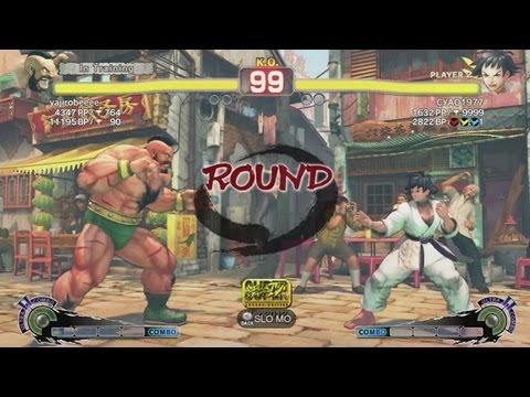 Yajirobe (Zangief) vs. CYAO1977 (Makoto) - SSFIV AE 2012 Match
