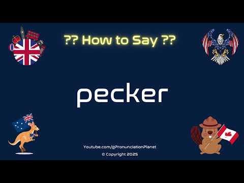 🐦🔊 How to Pronounce pecker? (CORRECTLY) | Pronunciation Planet
