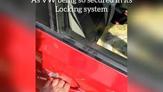 How to unlock Volkswagen Polo if your keys gets stuck inside the car