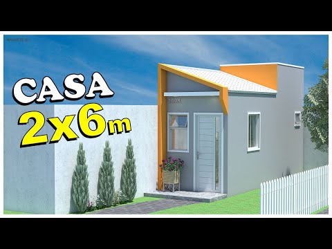 Small house project 2x6 meters – Amazing Mini