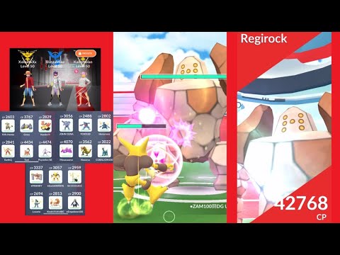 18 unique Regirock trio in cloudy