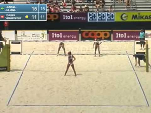 Larissa-Juliana BRA vs. Forrer-Vergé-Dépré SUI Pool B Grand Slam Gstaad WORLD TOUR 2011