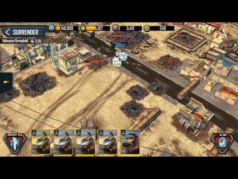 War Commander: Rogue Assault - Level 4 Helicopter Stronghold (Outdated)