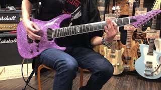 Video thumbnail for 【試奏動画】E-II HORIZON NT-7B HIPSHOT【Purple Sparkle】 by ESP Guitar Workshop