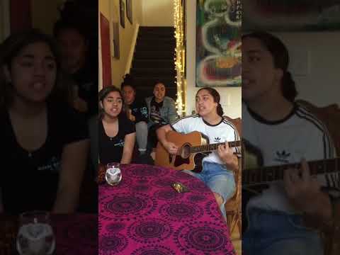 Four sisters singing Hutia Te Rito to the tune of ‘Auld Lang Syne’
