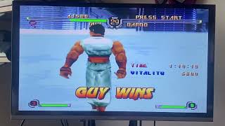Sega saturn final fight revenge gameplay #segasaturn #sega #capcom