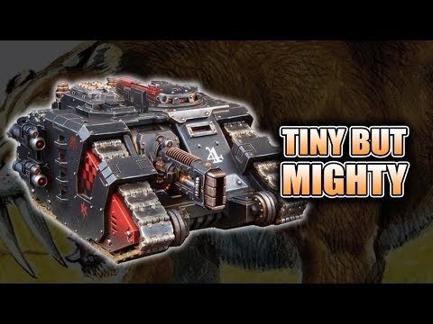 Tiniest Space Marine Tank Ever: Forge World Sabre Unbox & Build