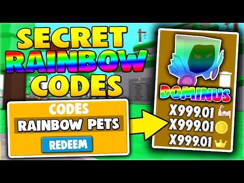 ALL *NEW* SECRET RAINBOW PET CODES in SABER SIMULATOR! (ROBLOX)