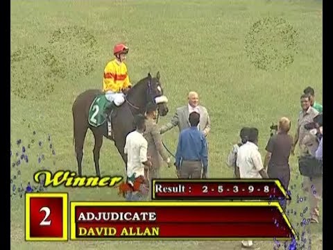 Adjudicate with David Allan up wins The Calcutta 1000 Guineas Gr 3 2018