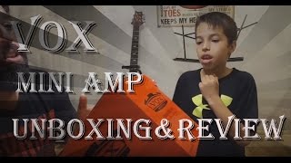 Video thumbnail for Vox Soundbox mini amplifier unboxing and review by Thunderstruck Canuck