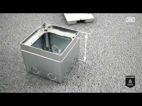 montage bodensteckdosen und bodentanks udhome obo bettermann