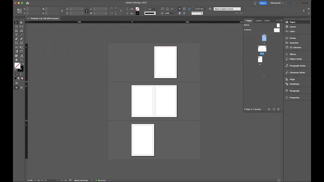 How to shuffle pages - Adobe InDesign