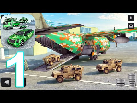 Army Truck Cargo Car Drive Gameplay Walkthrough Part 1 (IOS/Android)