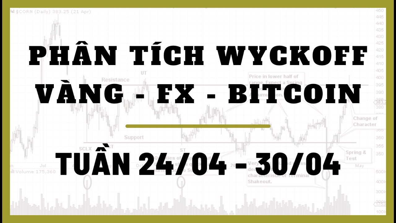 Phân Tích VÀNG-FOREX-BITCOIN Tuần 24-30/04 Theo Phương Pháp WYCKOFF