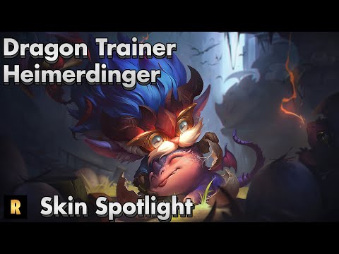 Dragon Trainer Heimerdinger Skin Spotlight - League of Legends