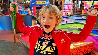 ⛳️BEST Mini-Golf experience ever at Puttshack!!