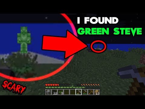 I Found Green Steve on this Minecraft Seed (Scary Minecraft Video)