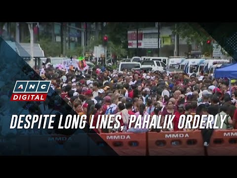 Pahalik remains orderly despite influx of Nazarene devotees | ANC