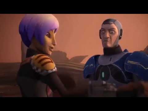 Star Wars Rebels - S3E15 Trials of the Darksaber | Preview Clip #3: Sabine Trains Against Ezra